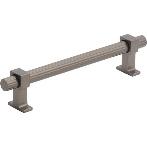 Wholesale 6-1/2'' (128MM) CABINET PULL BLACK BRUSHED NICKEL CARRIGAN