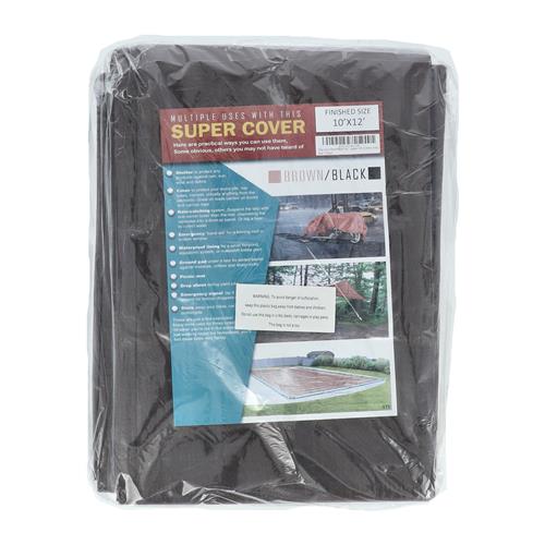 Wholesale TARP BROWN/BLACK 120FT² 10 MIL