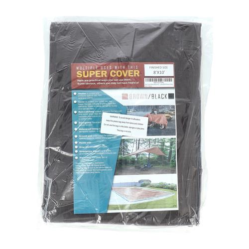 Wholesale TARP 8X10 BROWN/BLACK 80FT² 10 MIL