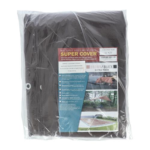 Wholesale TARP BROWN/BLACK 300FT² 20 MIL