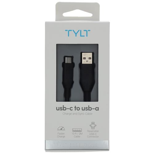 Wholesale Z10' USBC TO USBA DATA CABLE BLACK GLW