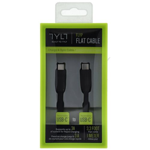 Wholesale Z3.3' FLYP FLAT CABLE USB-C TO USB-C 3AMP