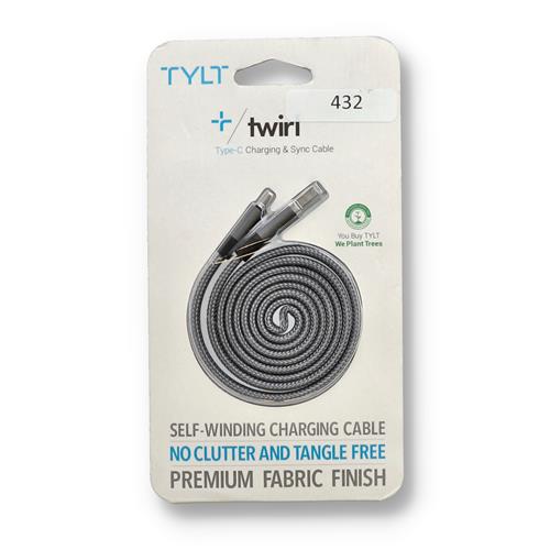 Wholesale TWIRL SELF WINDING LIGHTNING CHARGING CABLE 1M TANGLE FREE