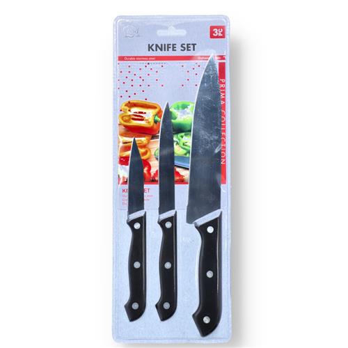 Wholesale 3pc STAINLESS KNIFE SET