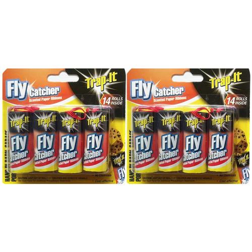 Wholesale 4PK FLY CATCHER SCENTED PAPER RIBBONS