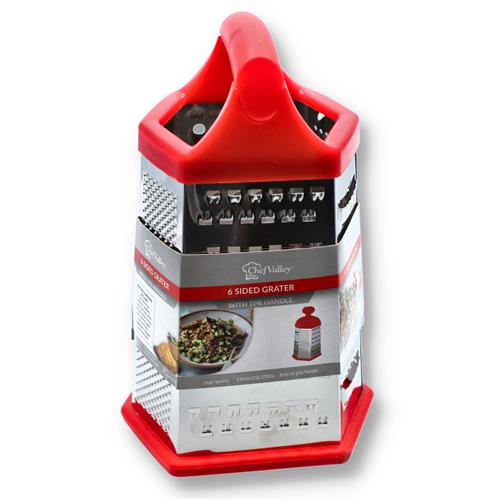 Wholesale 6 SIDED CHEESE GRATER SHREDDER