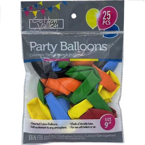 Wholesale 25PC 9'' NEON BALLOONS