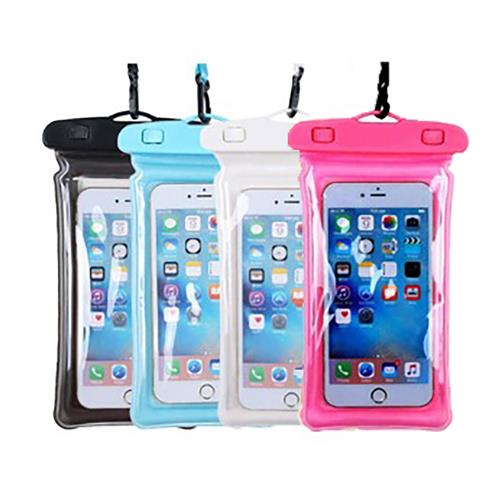 Wholesale WATERPROOF MOBILE PHONE POUCH 4 ASSORTED COLORS