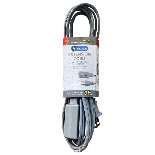 Wholesale 9' 16/2 GREY EXTENSION CORD