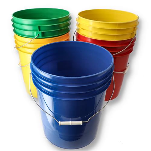 Wholesale 5 GALLON BUCKET -MIXED COLORS