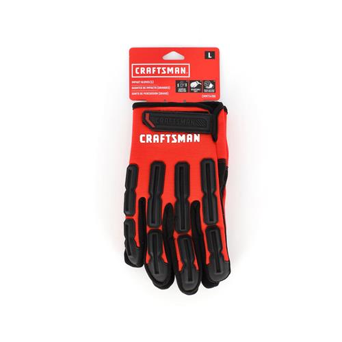 Wholesale CRAFTSMAN RED MECHANICS IMPACT GLOVES LARGE
