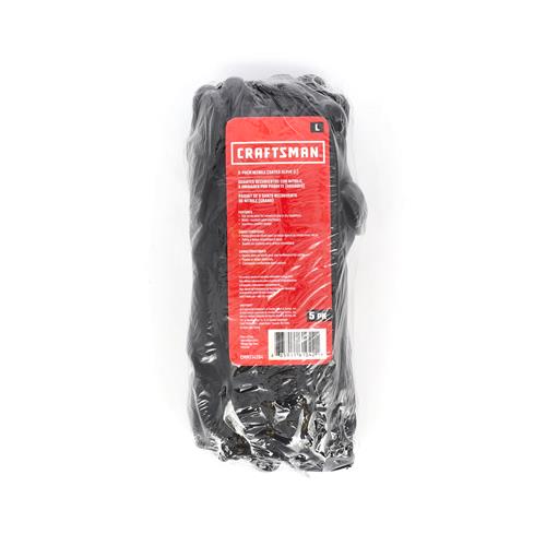Wholesale CRAFTSMAN 5 PAIR LARGE FOAM NITRILE GLOVES