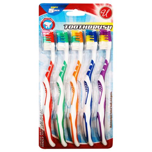 Wholesale 5 Pack Toothbrush Soft Value Pack