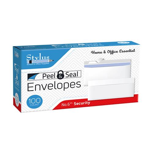 Wholesale 100CT #6 3/4 SECURITY ENVELOPE PEEL & SEAL