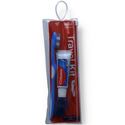 Wholesale COLGATE TRAVEL SET - 1 TOOTHPASTE 1 TOOTHBRUSH IN POUCH