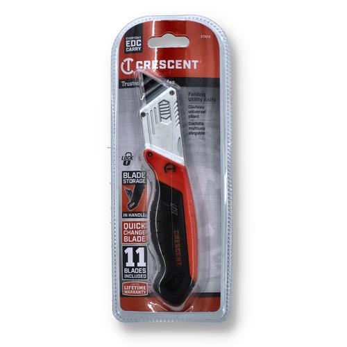 Wholesale CRESCENT FOLDING QUICK CHANGE UTILITY KNIFE & 11 BLADES