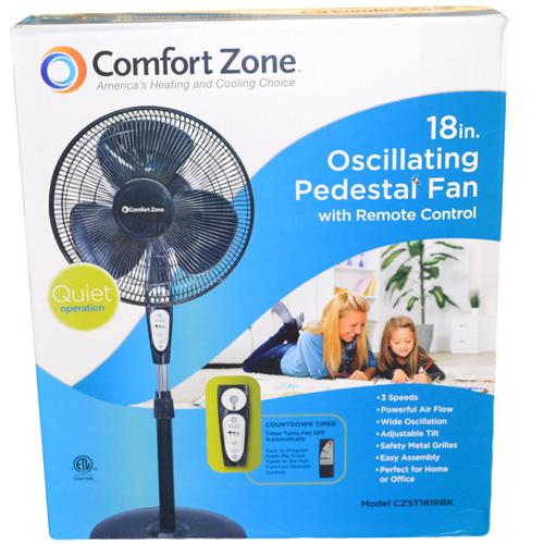 Wholesale Z18'' OSCILLATING PEDESTAL FAN WITH REMOTE