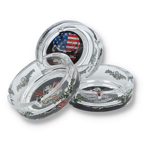 Wholesale DIESEL LIFE 4'' GLASS ASH TRAY ASSORTMENT