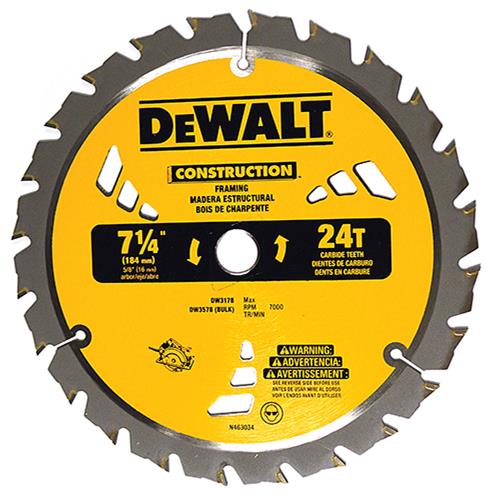 Wholesale Circular Saw Blade 24 Tooth 7 1/4 in. - GLW