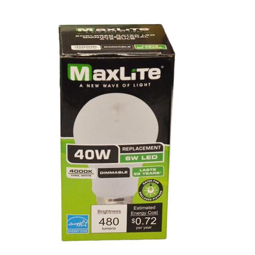 Wholesale Z6=40W LED A19 ENCLOSED RATED DIMMABLE COOL WHITE OMNI DIRECTIONAL
