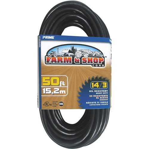 Wholesale 50' 14/3 SJTOW OIL RESISTANT ALL WEATHER EXTENSION CORD