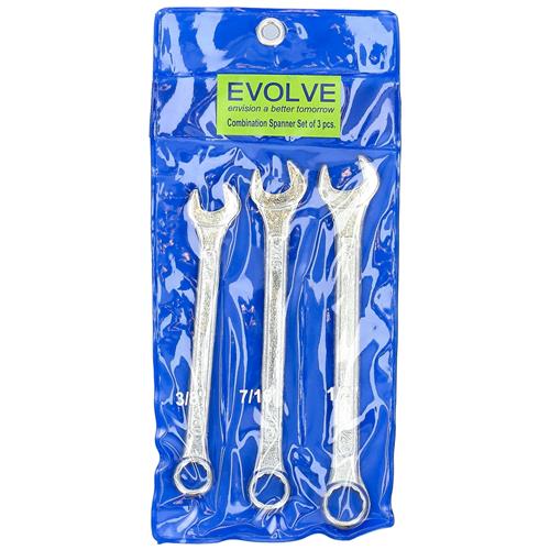 Wholesale 3PC COMBINATION WRENCH 3/8-7/16-1/2''