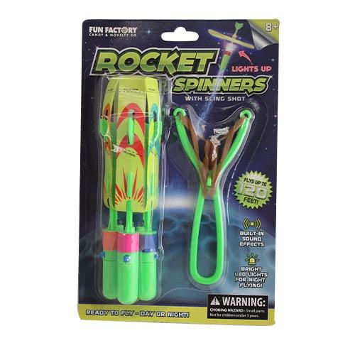 Wholesale Z3PK LED ROCKET SPINNERS WITH LAUNCHER