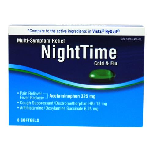 Wholesale PLD Nighttime Liquid Softgels Multi-Sumptom (Vicks