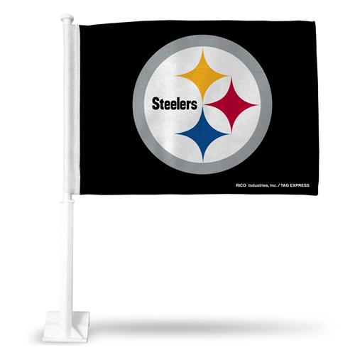Wholesale ZNFL PITTSBURG STEELERS CAR FLAG
