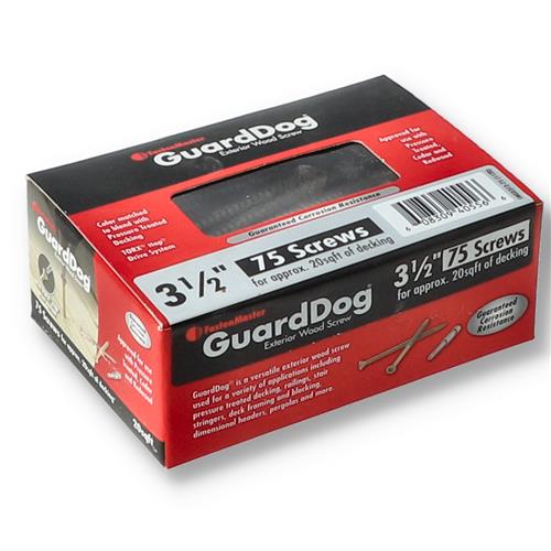 Wholesale GUARD DOG 75PC EXTERIOR DECK SCREWS 3-1/2''