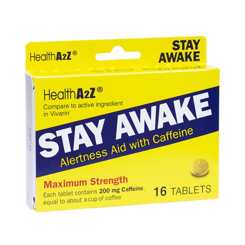 Wholesale HHEALTH A2Z 16CT STAY AWAKE CAFFIENE TABLETS 200MG