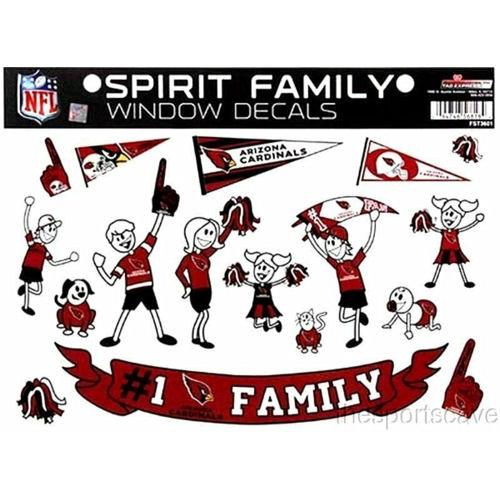 Wholesale NFL ARIZONA CARDINALS WINDOW DECALS SPIRIT FAMILY