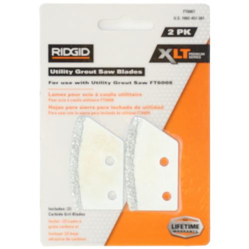 Wholesale 2pk RIDGID UTILITY GROUT SAW BLADES FOR USE w/FT6008
