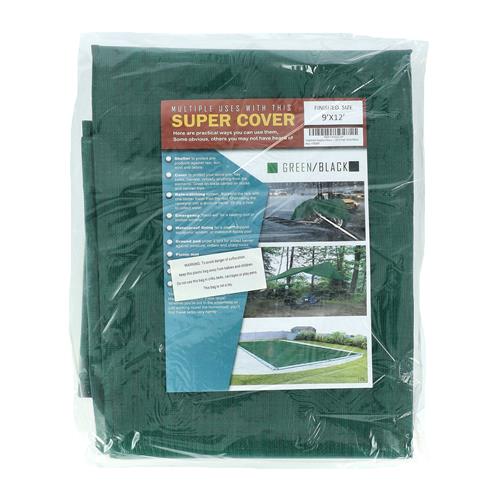 Wholesale TARP GREEN/BLACK 108FT² 10 MIL