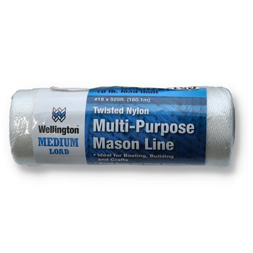 Wholesale 525' #18WHITE TWISTED NYLON MASON LINE