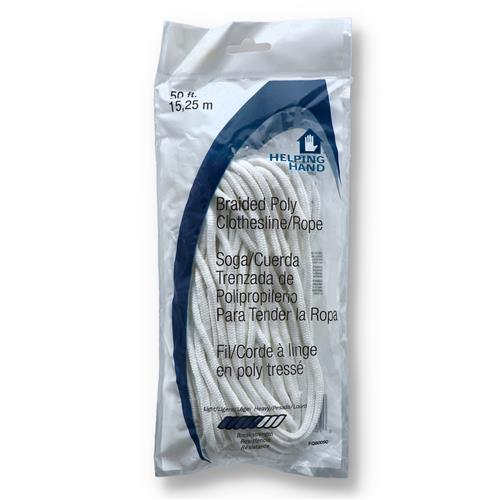 Wholesale 50' BRAIDED POLY CLOTHESLINE ROPE