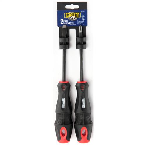 Wholesale GEARHEAD 2PC 4'' SCREWDRIVER #2PH & 1/4'' SLOTTED