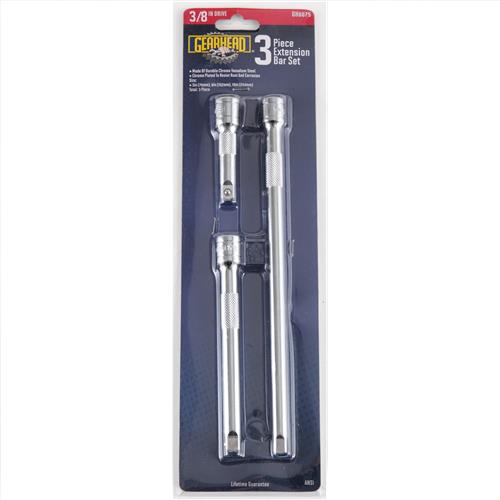 thumbnail interactive-video image 1 of 2-Piece Flexible Extension Bar Set – 1/4-Inch Drive (6") & 3/8-Inch Drive (8") – Automotive Shop Tools 1 of 2