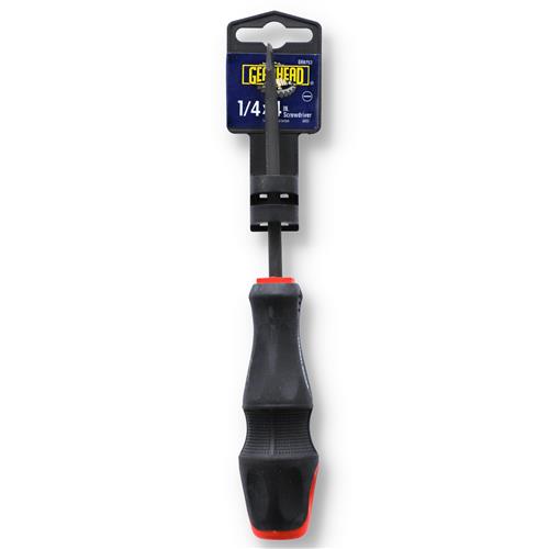 Wholesale GEARHEAD 4'' x 1/4'' SLOTTED SCREWDRIVER