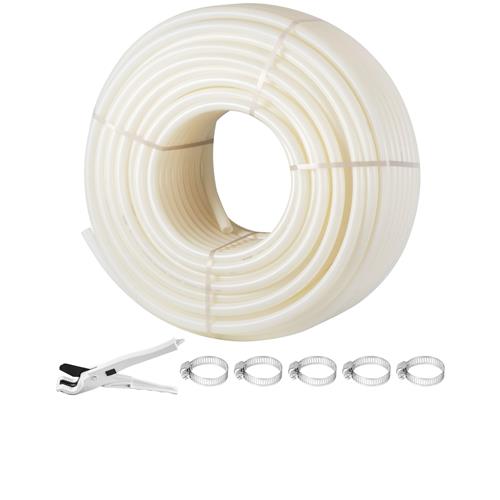 Wholesale VEVOR 500' x 1'' PEX PIPE TUBING WATER LINE, Non Oxygen Barrier White PEX-B Pipe