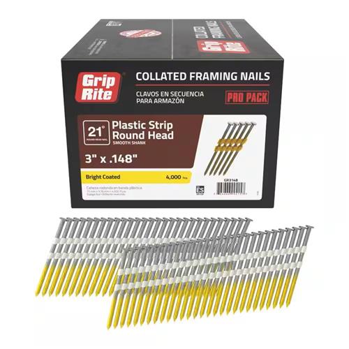 Wholesale 21O PLASTIC 3 1/4""X148 CTD SCREW 4M