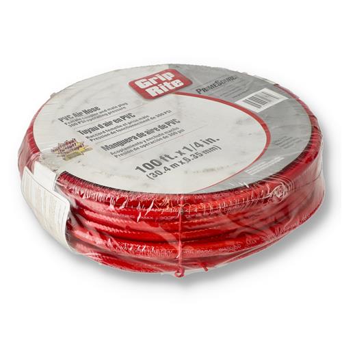Wholesale GRIP-RITE 100'x1/4'' PVC AIR HOSE WITH END PROTECTORS