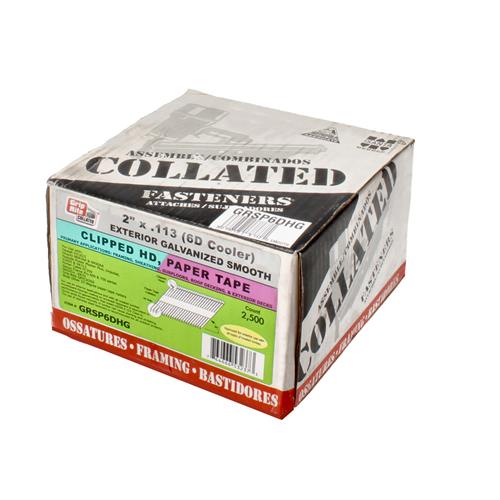 Wholesale GRIP-RITE 2500CT COLLATED NAILS 6D 2"" X .113 30 DEGREE PAPER COLLATED SMOOTH SH