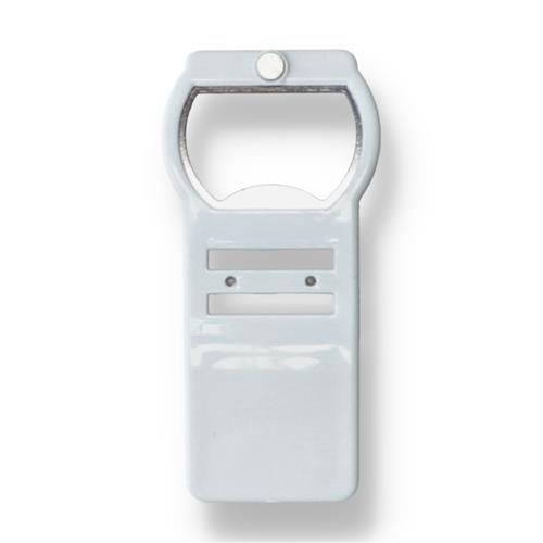Wholesale HAT TRICK MAGNETIC BOTTLE OPENER WHITE