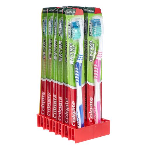 Wholesale COLGATE EXTRA CLEAN TOOTHBRUSH MEDIUM BRISTLES