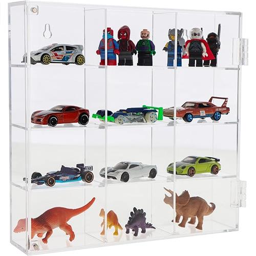 Wholesale 7PENN ACRYLIC WALL DISPLAY RACK KIT WITH MAGNETIC DOOR 10x10.5''