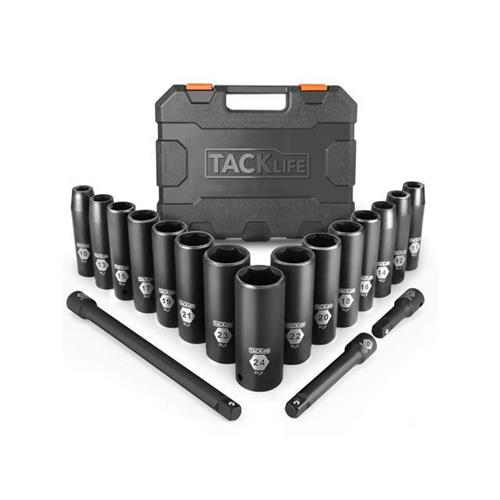 Wholesale Z18PC 1/2'' DRIVE DEEP IMPACT SOCKET SET 1024MM NO SKP GLW