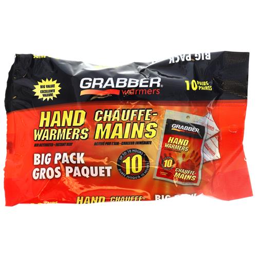 Wholesale 10 pair GRABBER HAND WARMERS
