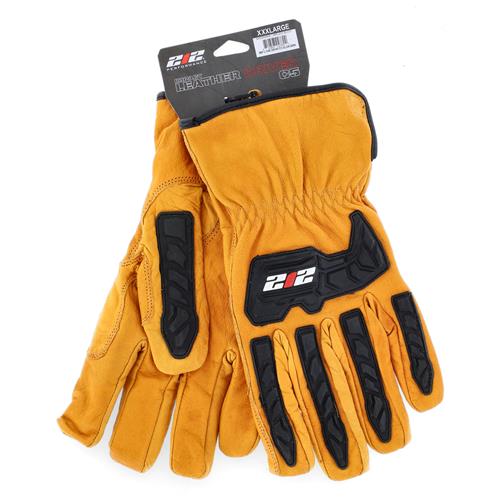 Wholesale 212 Performance XXX-large Brown Leather Demolition Gloves, (1-Pair)