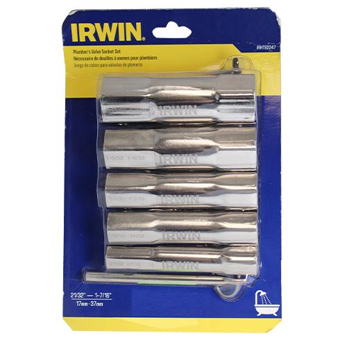 Wholesale IRWIN PLUMBER VALVE SOCKET SET GLW